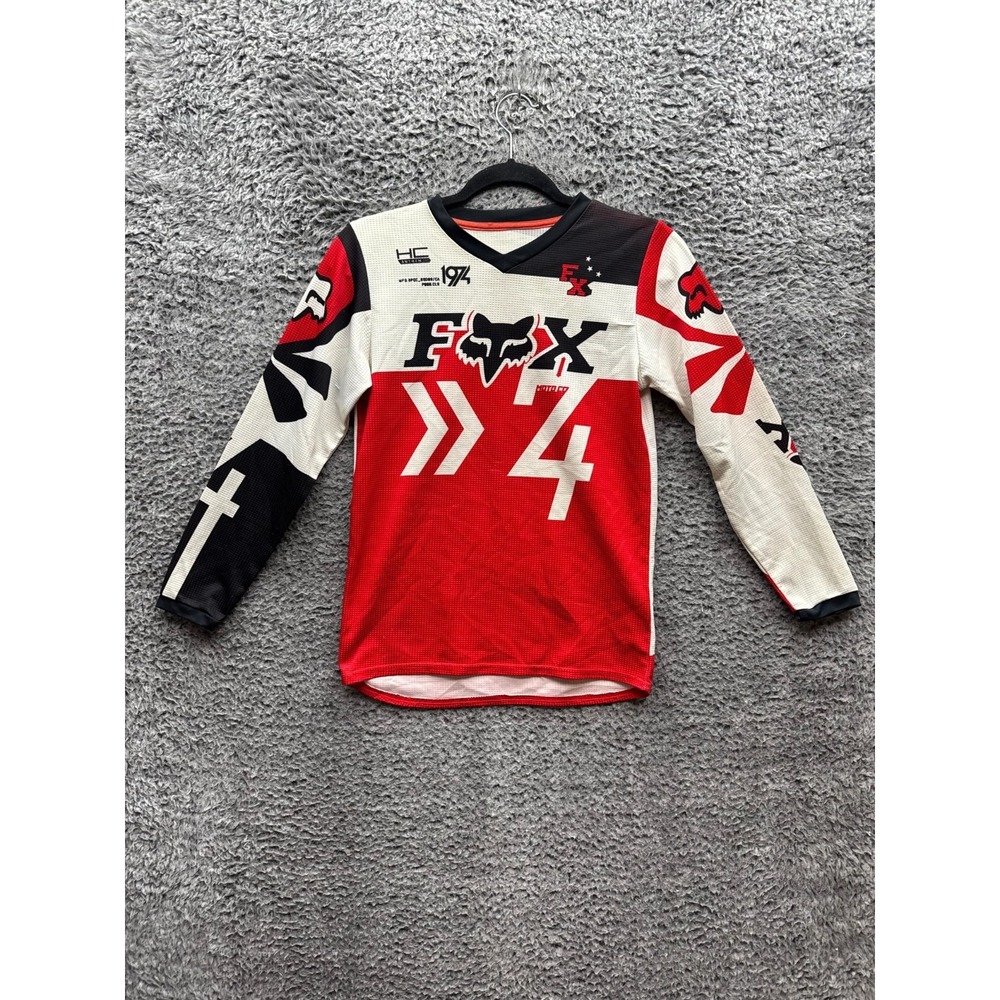 Fox Racing HC Anthem Long Sleeve V-Neck Motocross Jersey Shirt Youth Size L/XL